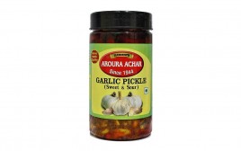 Aroura Achar Garlic Pickle (Sweet & Sour)  Plastic Jar  200 grams